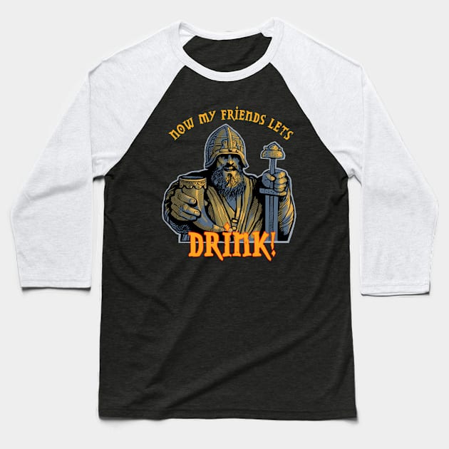 Lets Drink! Baseball T-Shirt by Cohort shirts